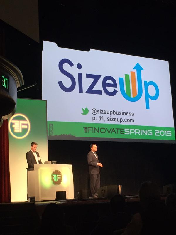 SizeUp_Finovate_Stage